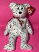 Ty Beanie Baby DECADE - the Bear (White Version)