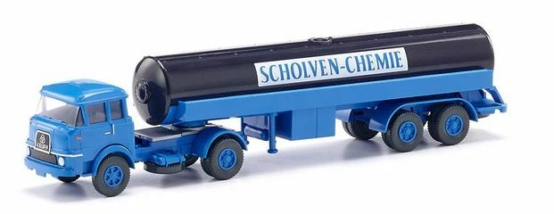 WIKING 080598 Scala HO Camion Krupp con cisterna 'Scholven-Chemie' - Immagine 3 di 4