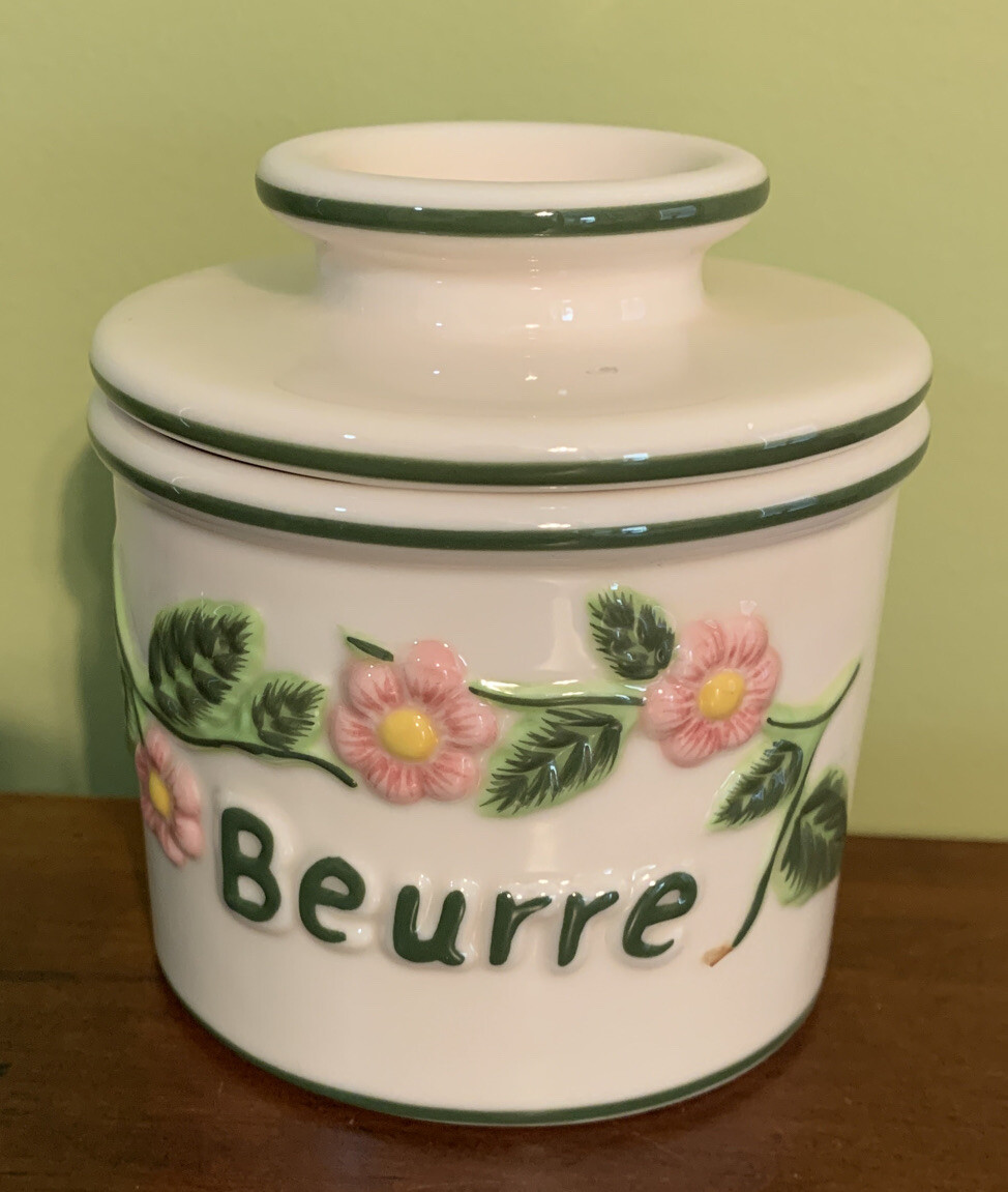 Beurre/ Butter Bell An L. Tremain Crock.Fresh And Creamy Butter At Room