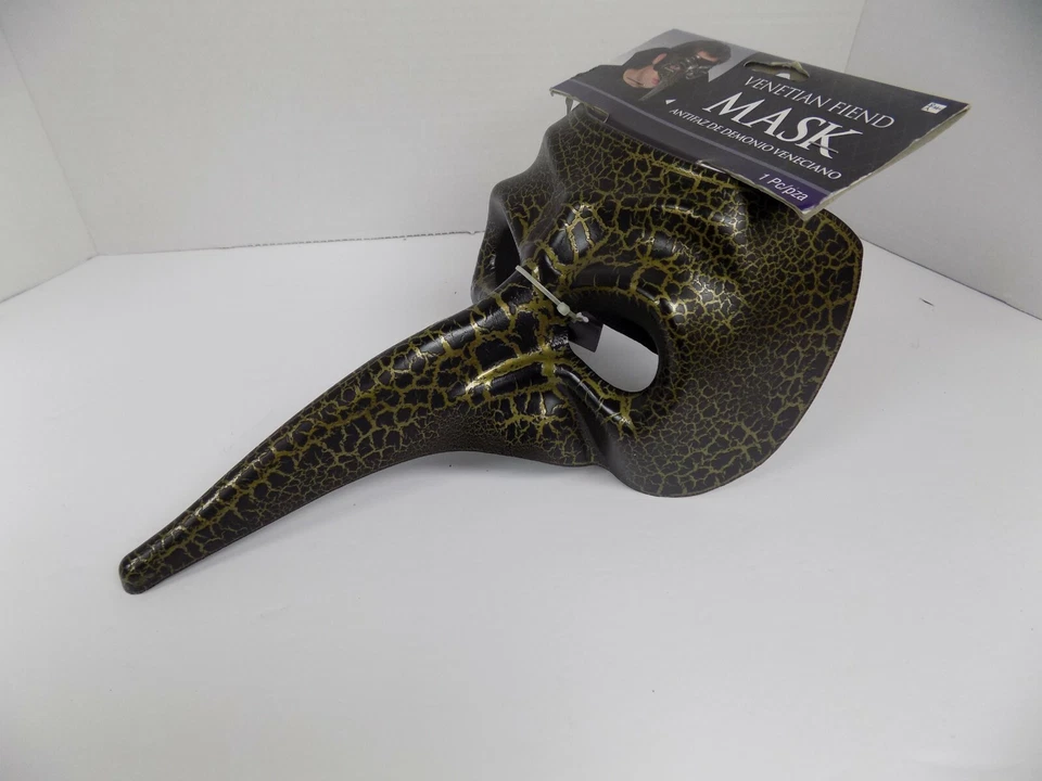 Bola de mascarada de carnaval demonio veneciano/doctor de la peste nariz larga amscan 365734 Foto 4 de 4