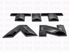 Gloss Black ABS Letters for Nissan Titan Front Grill Hood Inserts 2016 - 2019