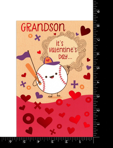 Süße VALENITNE'S DAY Karte FÜR ENKEL Ball, von American Greetings + Umschlag - Bild 3 von 5