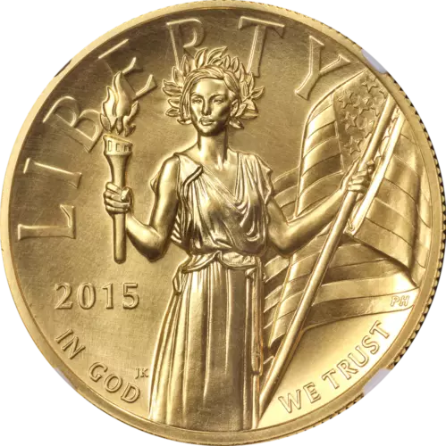 2015-W American Liberty Series $100 Gold High Relief NGC MS70 - STOCK