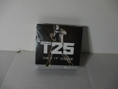 Beachbody FOCUS T25 Alpha Beta Get It Done Workout Disc Set New Factory Sealed