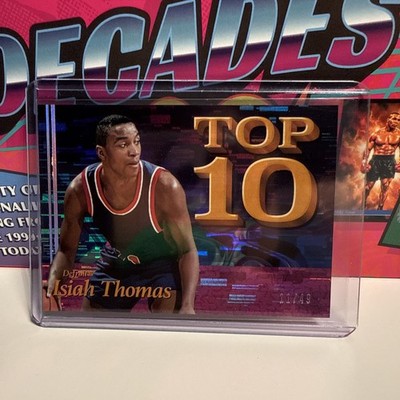 Panini Decades 90s Top 10 Isiah Thomas 11/49 Magenta NM