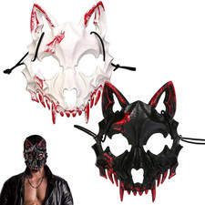Halloween Wolf Maske 2 Stück Werwolf Masken