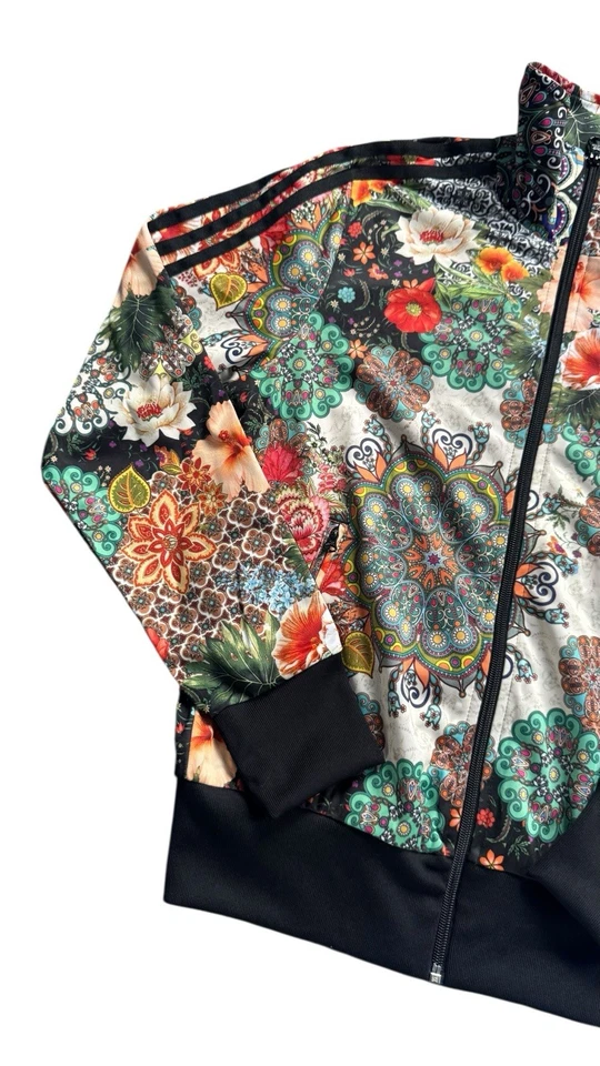 Chaqueta Adidas Farm Rio Track Jardim Agharta Floral Firebird Trefoil Reino Unido 10 Foto 3 de 4
