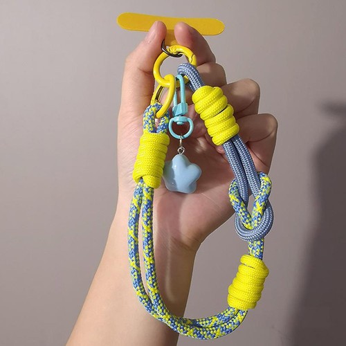 Wrist Strap Woven Thumb Strap Adjustable Short Hand Rope for Outdoor Travel - Photo 12 sur 14