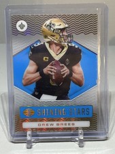 2020 Panini Illusions #SS8 Drew Brees Shining Stars Light Blue #/299