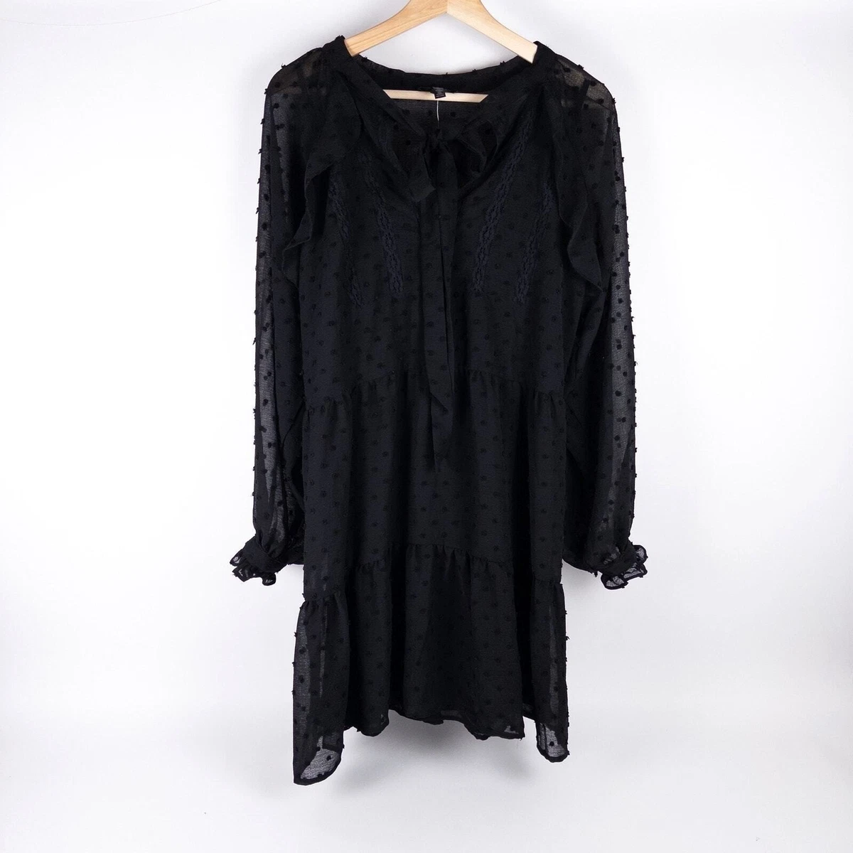long flowy black dresses Simply Enticing Flowy Maxi Front Slit Dress main image 1