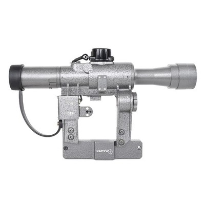 SD Rifle Scope with Side Rail Mount (4x24 Scope) Black