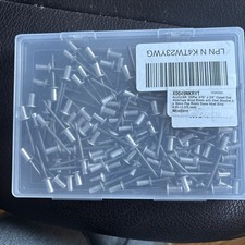 ALLCLEAN 120pcs 3/16”x3/8” Closed End Alum. Blind Rivets W/steel Mandrel