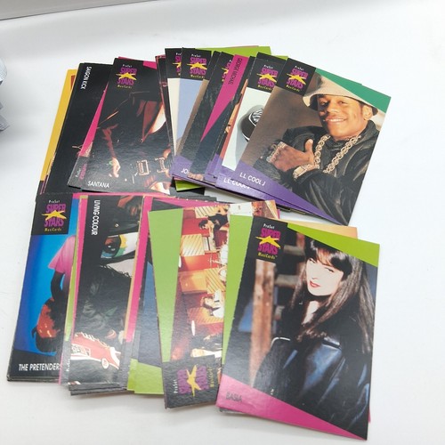 Vintage 1991 ProSet Super Stars Musicards Lot 300+ Cards & 32 Sealed Packs - Bild 8 von 8