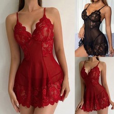 Sleepwear Nightdress Womens Nightrobe Robes Sheer Sleeveless Underwear