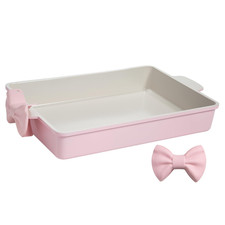 Paris Hilton Deluxe Roasting Pan Set Heavy Duty Nonstick Bakeware Silicone