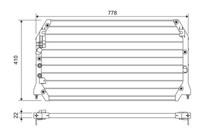 KONDENSATOR, KLIMAANLAGE FÜR TOYOTA CAMRY ( V2 ) - VALEO 814283