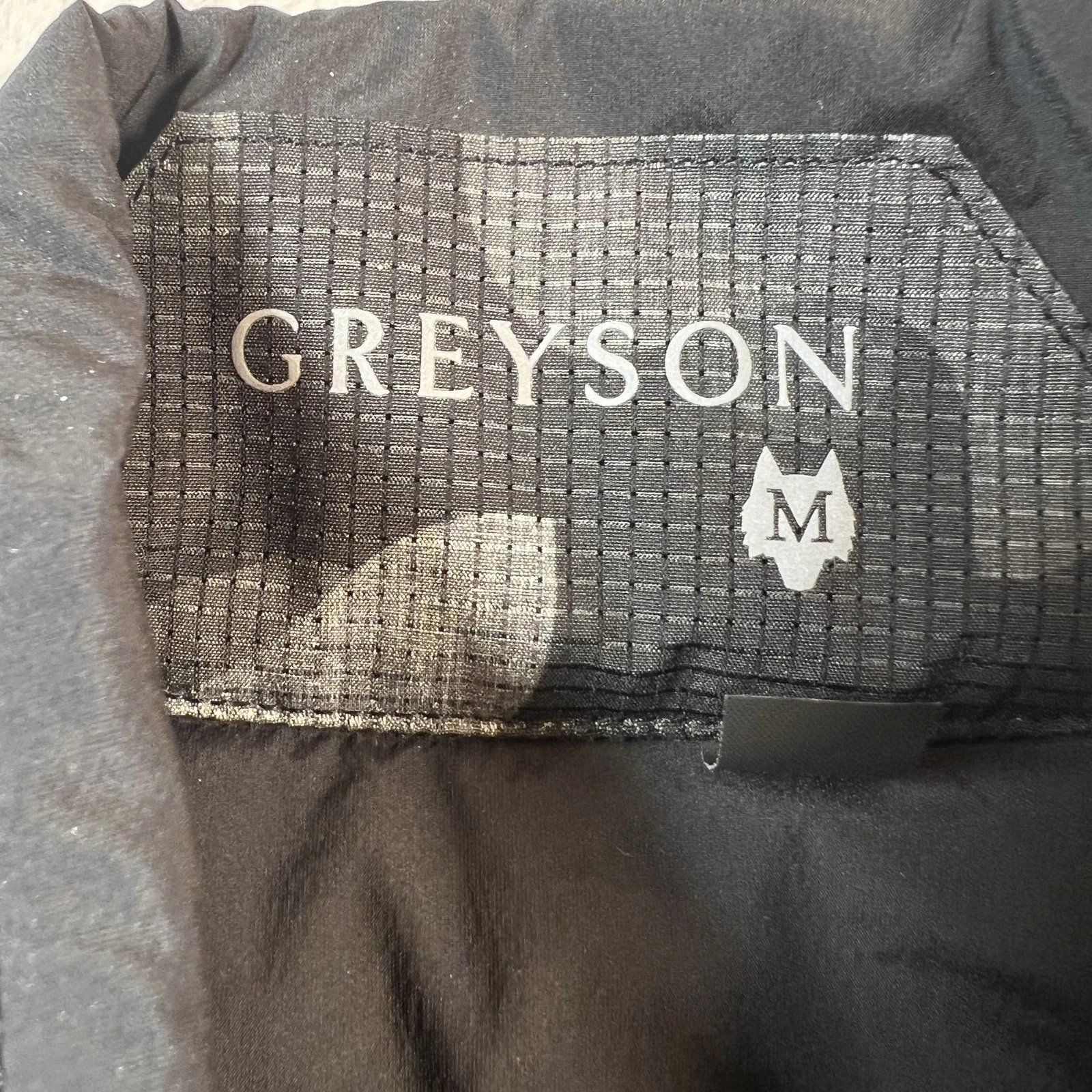 Greyson Vest Mens Medium Black Quilted Full Zip Penske Autosport Formula E image 2