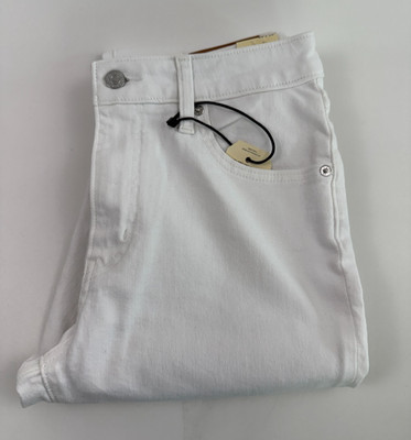 Levi's Premium Women 721 High Rise Skinny Zip Fly Jeans  31x30  White  NWT