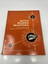 Auto Radio Manual Vol. 8 AR. 8 Howard W Sams Photofact December 1958