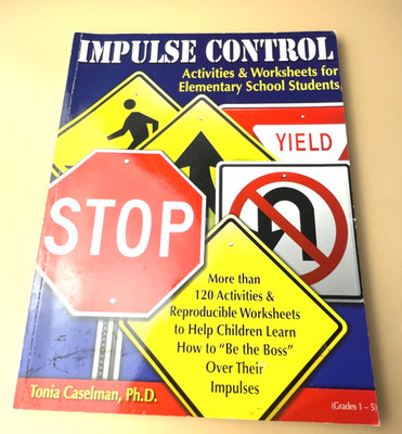 IMPULSE CONTROL Activities & Worksheets for Elementary School Students YIELD STO