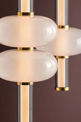 Corbett Lighting 482-37 Corbin 36"W Chandelier - Brass - Picture 3 of 4