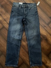 Calvin Klein Women's Vintage High Rise Soft Stretch Straight Leg Jeans Size 4