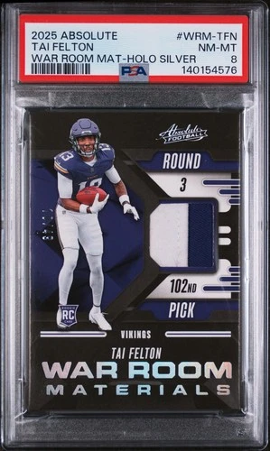 2025 Panini Absolute Tai Felton Holo Silver (RAW)
