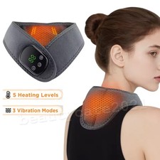 Electric Neck Massager Hot Compress Pain Relief,5 Heat Levels, 3 Vibration Modes