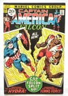 Captain America #144 1971 Vintage Marvel Comic Falcon New Costume Nick Fury