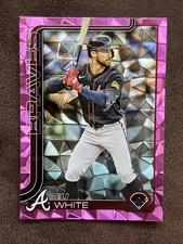 ELI WHITE 2025 Topps Update PINK DIAMANTE #US189 Atlanta Braves 