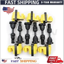 6x Ignition Coil Pack For Nissan 90-96 300ZX Fairlady Z J30 3.0L VG30DE VG30DETT