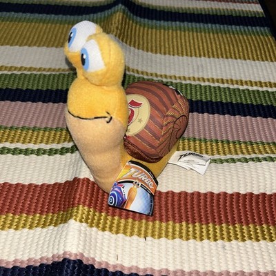 TURBO Racing Team Movie Snail Derby Hero 8'' Plush Kellytoy Dreamworks 2013 w/TAG