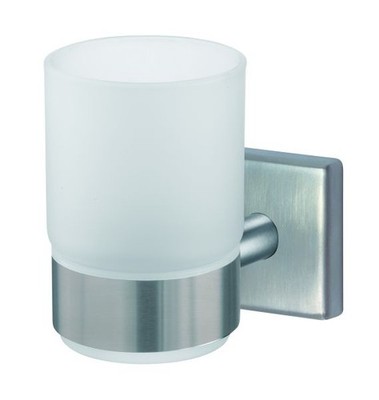 TrendLine Zahnbürstenbecherhalter Simple Cube Zahnputzbecher Badbecher Becher