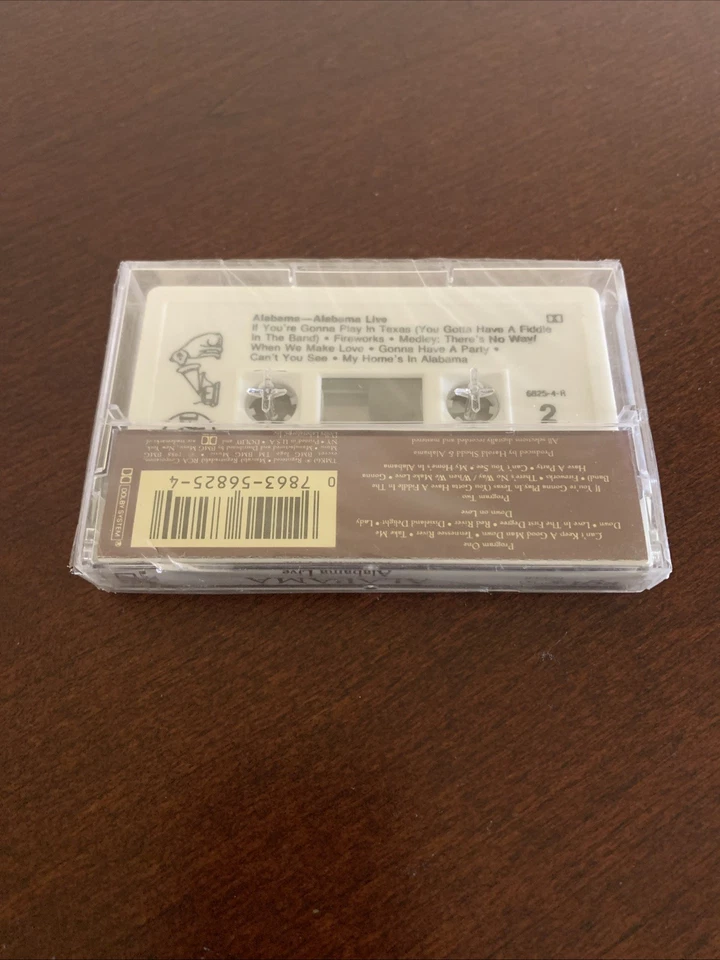 Brand New Alabama Live RCA Cassette Tape Sealed - Image 3 of 4