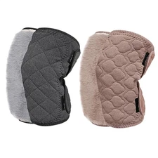 1 Pair Knee Warmer Muscle Joint Care Thick Plush Knee Warmer Sleeve for Winter