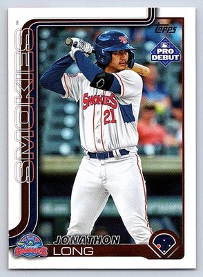 JONATHAN LONG SMOKIES   2025 TOPPS PRO DEBUT #PD-162