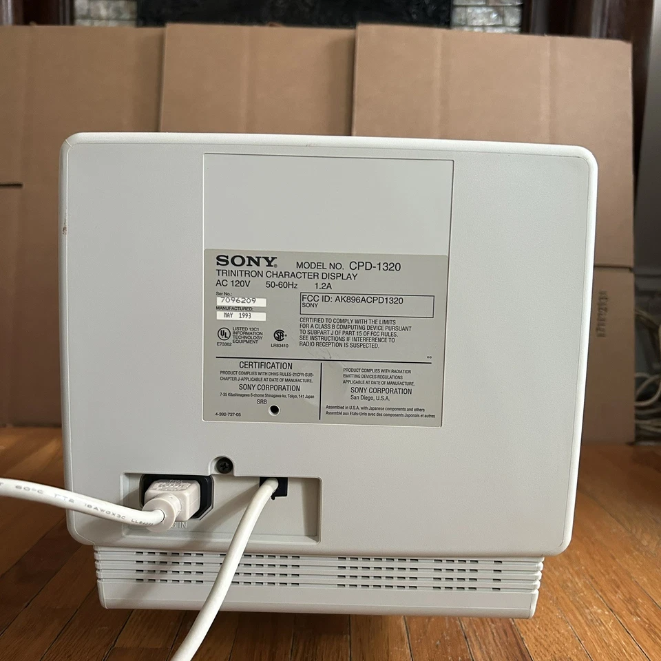Sony Trinitron CPD-1320 Retro Gaming CRT 13" Monitor - Powers On - Image 4 of 4