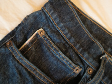J.CREW Mens Flex Straight Fit Dark Wash Blue ...