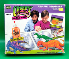 RARE 1992 Creepy Crawlers Jurassic Dinosaurs The Herbivores Mold Pak NIB SEALED