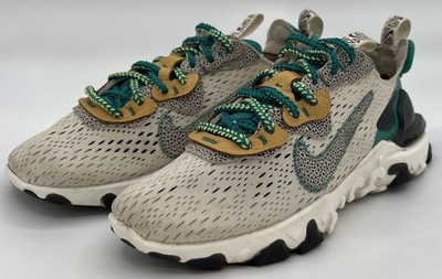 NIKE ID React Vision Cheetah Print Logo Brown Green Women s Size 7.5 CT3618-991