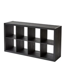 8-Cube Organizer Shelf by Better Homes & Gardens – Charcoal Wood-Look Finish