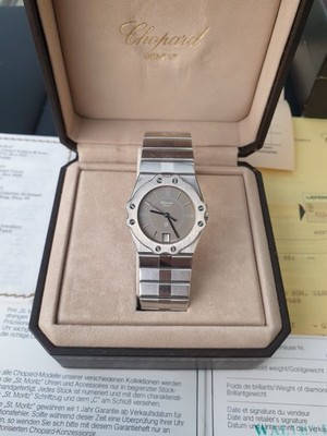 Chopard St. Moritz Ref. 8025 Full Set Box Papiere Quartz Vintage 32mm