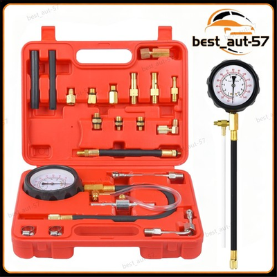 #ad 0 140PSI Fuel Injection Pump Pressure Tester Injector Pump Pressure Gauge Kit US $23.59