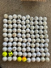 100 Golf Balls Assorted Brands AAA Good shape