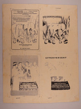 ARCIERI GRANULAR PREPARATION EFFERVESCENT FLYER VINTAGE AD ITALY CHIMICO