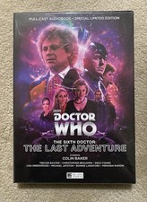 RARE! BIG FINISH DOCTOR WHO THE 6th DOCTOR - THE LAST ADVENTURE Limited BOX SET