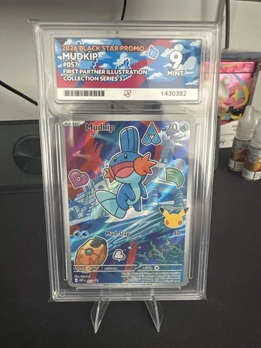 Pokémon TCG Mudkip 057 First Partner ACE MINT 9