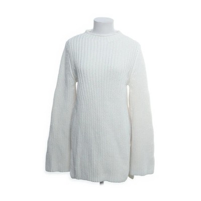 H&M Studio, Strickpullover, Größe: S, Weiß, Baumwolle, Einfarbig, Damen #B7R