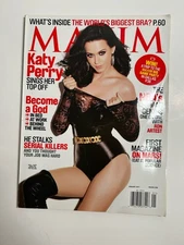 Maxim Magazine January 2011 Katy Perry Sings Her Top Off