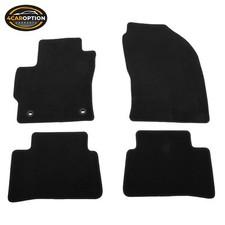 Fits 22-25 Toyota Corolla Cross GAS FWD Floor Mats Nylon Front Rear Carpet Black
